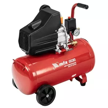 Компрессор воздушный MTX DC1500L/50, 1,5 кВт, 50 л, 210 л/мин 58018