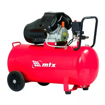 Компрессор воздушный MTX КК-2200/100 58033, 2,2 кВт, 350 л/мин, 100 л, прямой привод, масляный