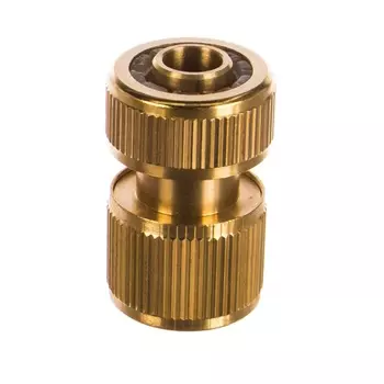 Коннектор Palisad 66240, 1/2" б/с с аквастопом латунь