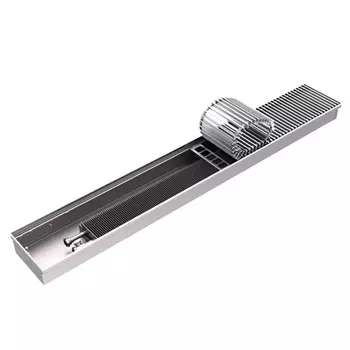 Конвектор внутрипольный Rommer RCN 80.200.1600 (без вентилятора, решетка в комплекте, размеры: 1600х200х80 мм)