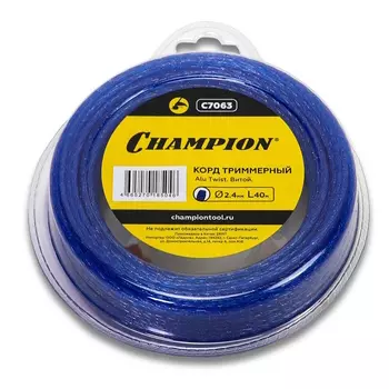 Корд триммерный Champion Alu Twist C7063, 2.4мм*40м, витой