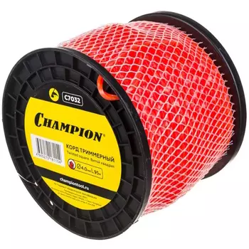 Корд триммерный Champion Twisted Square C7032 4,0мм*95м