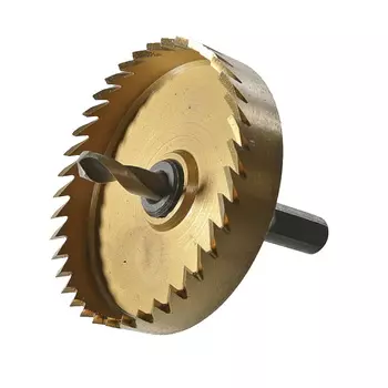 Коронка биметаллическая Sturm 1090-S04-BI-64, 64 мм, по тонколистовому металлу, центрирующее сверло