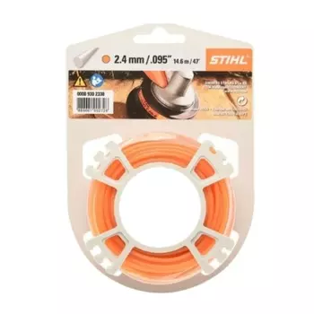 Косильная струна круглого сечения Stihl 2,4 мм х 15 м 77288710174