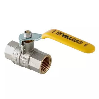 Кран газовый шаровой, стальная рукоятка Valtec 1/2"ВР-ВР VALGAS VT.271.N.04