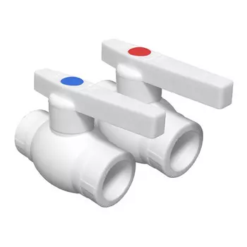 Кран шаровой полипропиленовый Valfex Base (20 мм, полупроходной)
