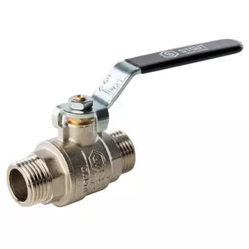 Кран шаровой Stout, полнопроходной, НР/НР, 1/2", рычаг