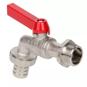 Кран шаровой Tebo, поливочный, с латунным штуцером, НР, 3/4" (4/32)