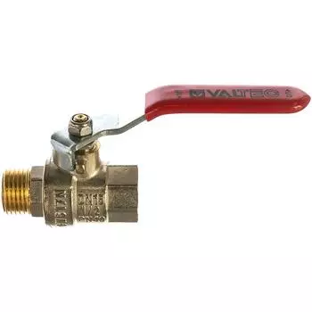 Кран шаровой Valtec BASE ВР-НР, 1/2", стальная рукоятка, VT.215.N.04