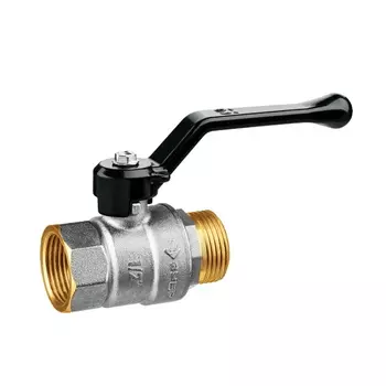 Кран шаровой Зубр 51324-1/2 d 1/2", ручка-рычаг