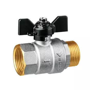 Кран шаровой Зубр 51325-1 d 1", ручка "бабочка"