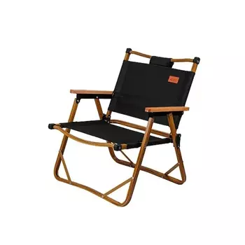 Кресло складное Arizone 42-555402, (садовое), черный/дерево