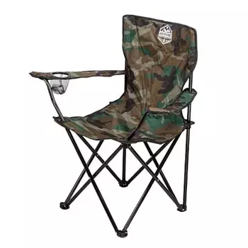 Кресло складное кемпинговое Arizone Coyote 42-909400, с держателем для бутылок + чехол, хаки, серия