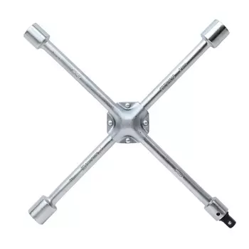 Крестообразный балонный ключ с переходником Thorvik CRTW40AD (17x19x21x22 мм, длина 40 см, вес 1,52 кг)