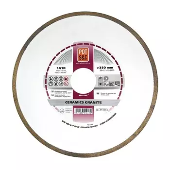 Круг алмазный отрезной PDT S&C 1A1R Ceramics Granite 820904CRMG
