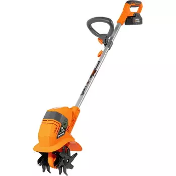 Культиватор аккумуляторный Daewoo DAT 2021Li SET 21В, 20см, аккумулятор и ЗУ в комплекте