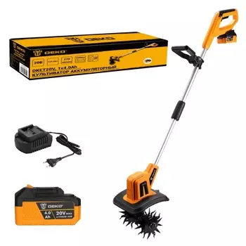 Культиватор аккумуляторный Deko DKET20V 065-1217 (20В, 1x4.0Ач)