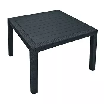 Квадратный стол Keter Melody Quartet, графит, 95х95х74 см