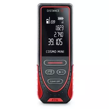 Лазерная рулетка ADA Cosmo Mini 40 A00490 (красный луч, диапазон 40 м, точность ±2 мм)
