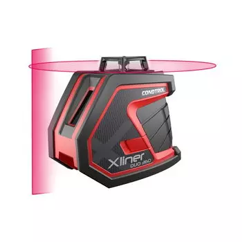 Лазерный уровень Condtrol Xliner Duo 360 1-2-120 (точность 0.2 мм/м, длина волны 635 нм, расстояние 40-80 метров)