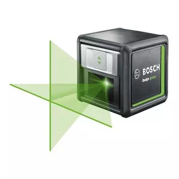 Лазерный нивелир с держателем MM2 Bosch Quigo Green 0.603.663.C00 (зеленый лазер, 2 луча)