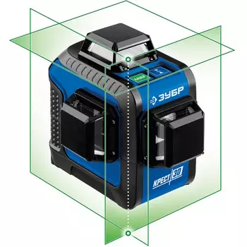 Лазерный нивелир Зубр КРЕСТ Профессионал 34909 3D