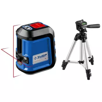 Лазерный нивелир Зубр Профессионал Крест 15 34902-3, 15м