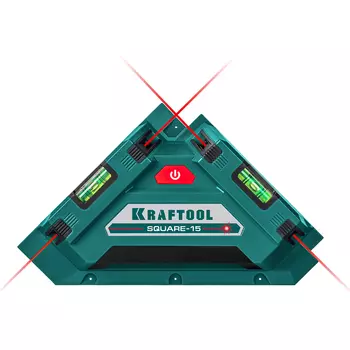 Лазерный угольник для кафеля Kraftool Square-15 34705
