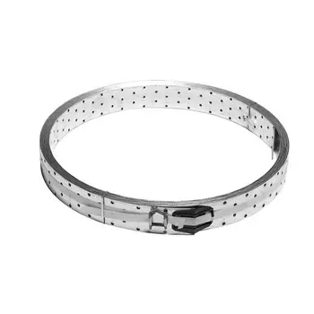 Лента монтажная перфорированная Starfix SMP-54289-10, 80 мм, LM, белый цинк, бухта 10 м