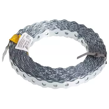 Лента перфорированная Starfix SMP-08379-25, волна, 0.7х25 мм (рулон 25м)