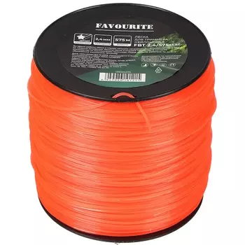 Леска для триммера Favourite FBT 2.4/575star, 2,4 мм, 575 м, звезда
