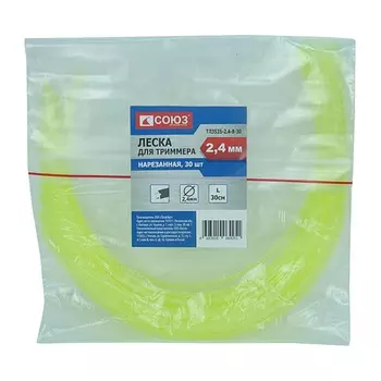 Леска для триммера Союз ТЛ3535-2.4-8-30