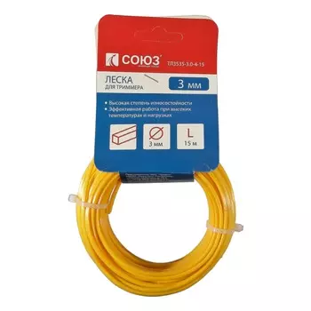 Леска для триммера Союз ТЛ3535-3.0-4-15