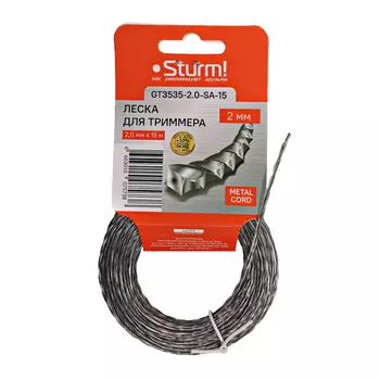 Леска для триммера Sturm GT3535-2.0-SA-15