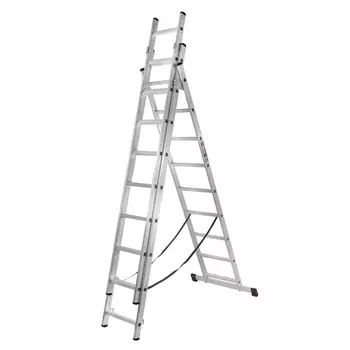 Лестница алюминиевая трёхсекционная Вихрь ЛА 3х9 73/5/1/16