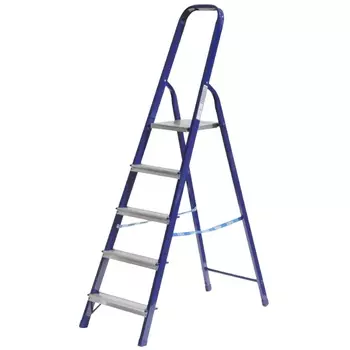 Лестница-стремянка Сибин 38803-05, стальная, 5 ступеней, 103 см