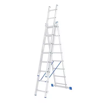 Лестница трехсекционная Сибртех 97818, 3х8 ступеней