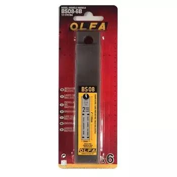 Лезвие Olfa OL-BS08-6B, 100мм, 6шт.