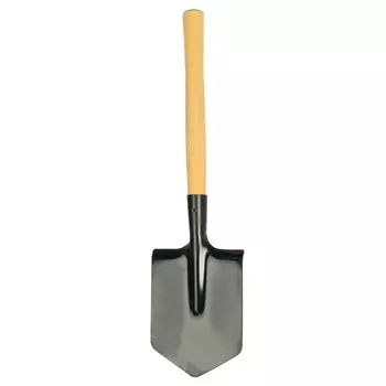 Лопата Россия 61425, малая с лакированным черенком