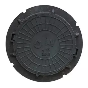 Люк садовый AV Engineering AVEA15C, А15 (15 кН) черный