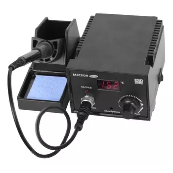 Малогабаритная паяльная станция Мегеон 00336 к0000019535 регулируемая