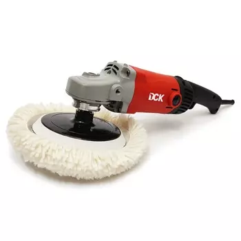 Машина шлифовальная угловая (полировальная) DCK KSP04-180, 1400Вт, 180 мм, 690-3800 об/мин