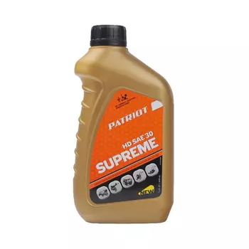 Масло моторное для 4-х тактного двигателя Patriot Supreme HD SAE 30 4T, 0.946 л