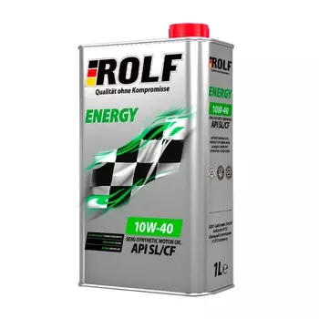 Масло моторное полусинтетика Rolf Energy SAE 10W-40 API SL/CF ACEA A3/B4 1 л 9333280