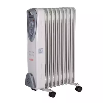 Масляный радиатор с термостатом Ресанта ОМ-9А (2 кВт, 9 секций, 3 режима нагрева, механическое управление)