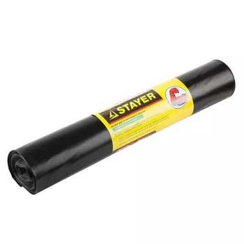 Мешки для строительного мусора Stayer "Comfort" 39157-120, особопрочные, черные, 120л, 10шт