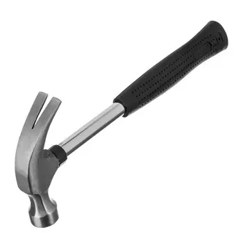 Молоток-гвоздодер Sparta 104405, 450 г, боек 27 мм, металлическая трубчатая обрезиненная рукоятка