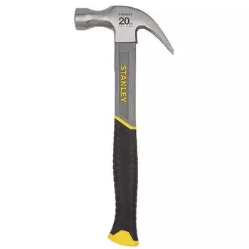 Молоток плотницкий Stanley STHT0-51310 (FIBERGLASS, 560 гр, с гвоздодером)