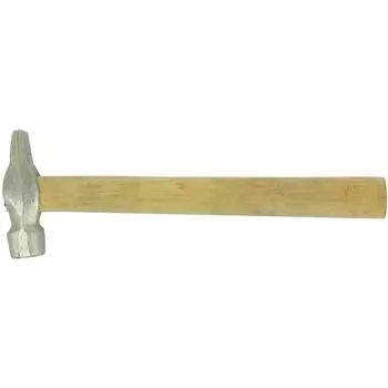 Молоток слесарный 10239 (круглый боёк, деревянная рукоятка, вес 400 г)