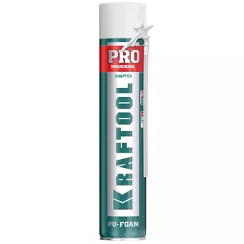 Монтажная пена KRAFTOOL "KRAFTFLEX PREMIUM" 41173_z01, всесезонная, адаптерная 750мл.